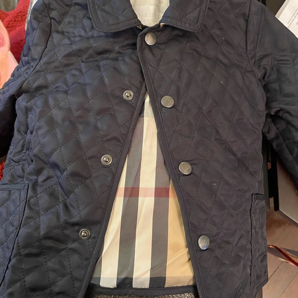 Burberry Baby Quilted Coat Black 18 Months 💯